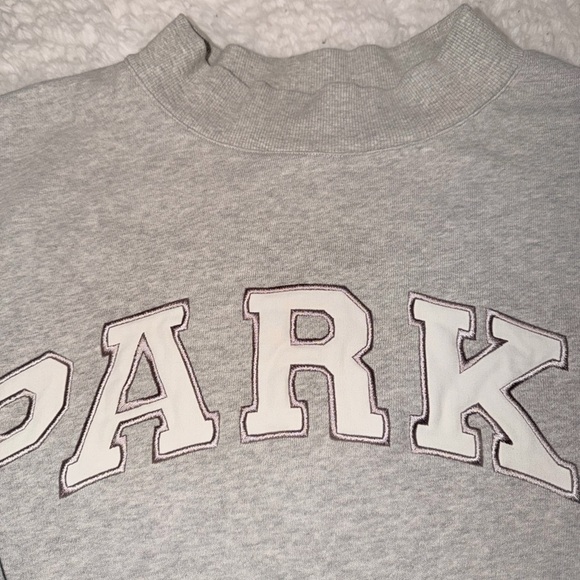 PARKE MOCK NECK SWEATSHIRT SZ L - Picture 3 of 10